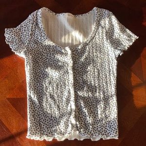 Brandy Button Up Top